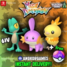 ✨ Hoenn Starters ✨ Shiny Treecko Mudkip Torchic ✨6IV ALPHA ✨ Pokemon Legends ZA