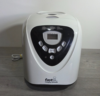 Morphy Richards Fastbake Brotbackautomat 48281 12 Programme 2 Pfund 600 W weiß
