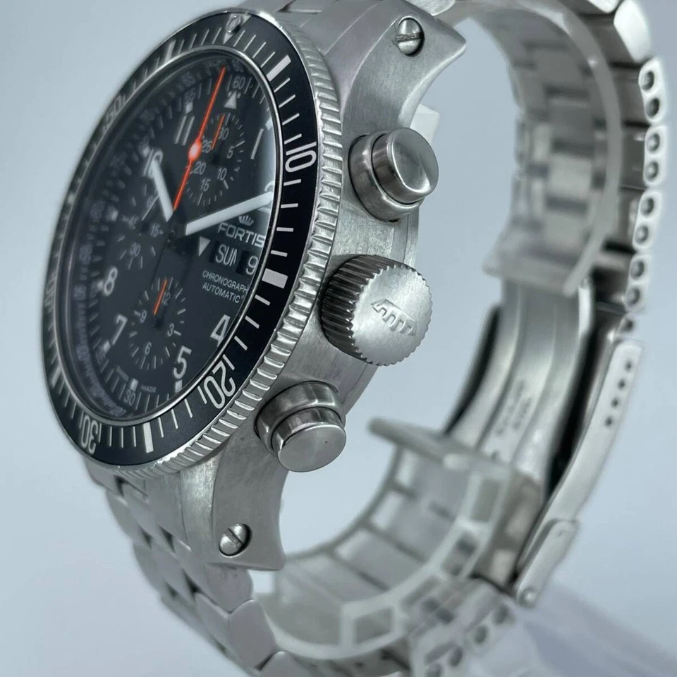 Reloj FORTIS B-42 Cosmonaut 638.10.141.3 Automático Cronógrafo Día Fecha Hombre Foto 3 de 4