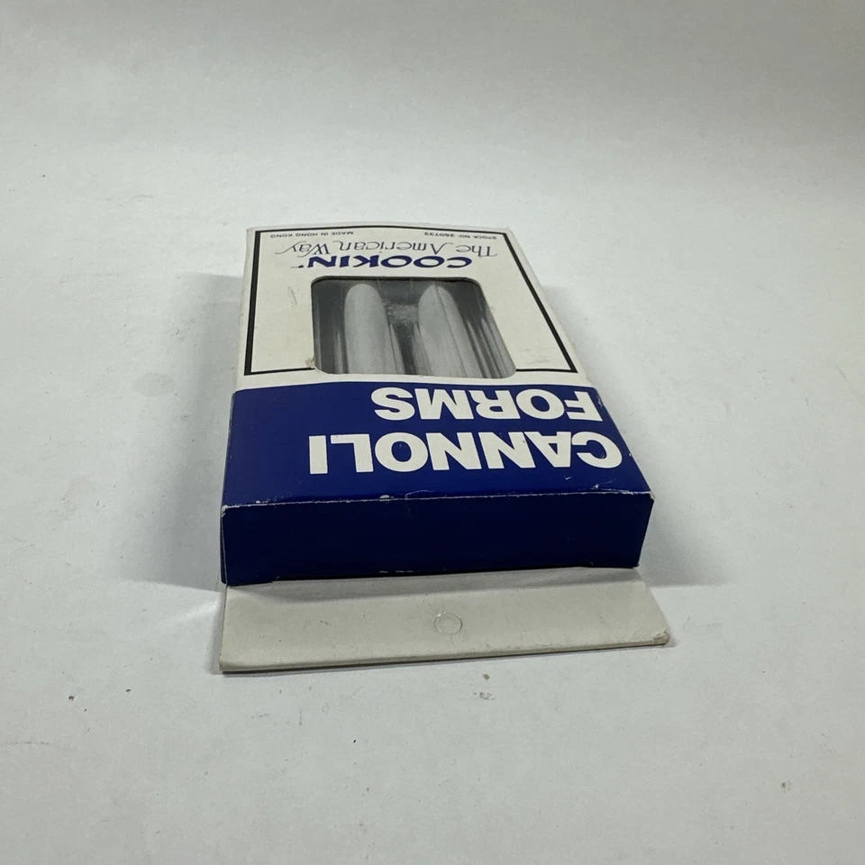 Vintage Cannoli Forms Made In Hong Kong "Cookin' The American Way" Unused In Box - Image 2 of 4