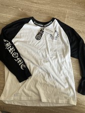 Chrome Hearts Herren Langarmshirt Raglan wei�...