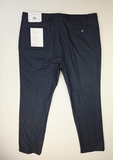 Calvin Klein Slim Fit Size 40X30 Men Jerome Wrinkle Free Navy Dress Pants/Slacks