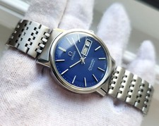 OMEGA SEAMASTER AUTOMATIC CAL1022 DAY&DATE BLUE DIAL MEN'S WATCH 15