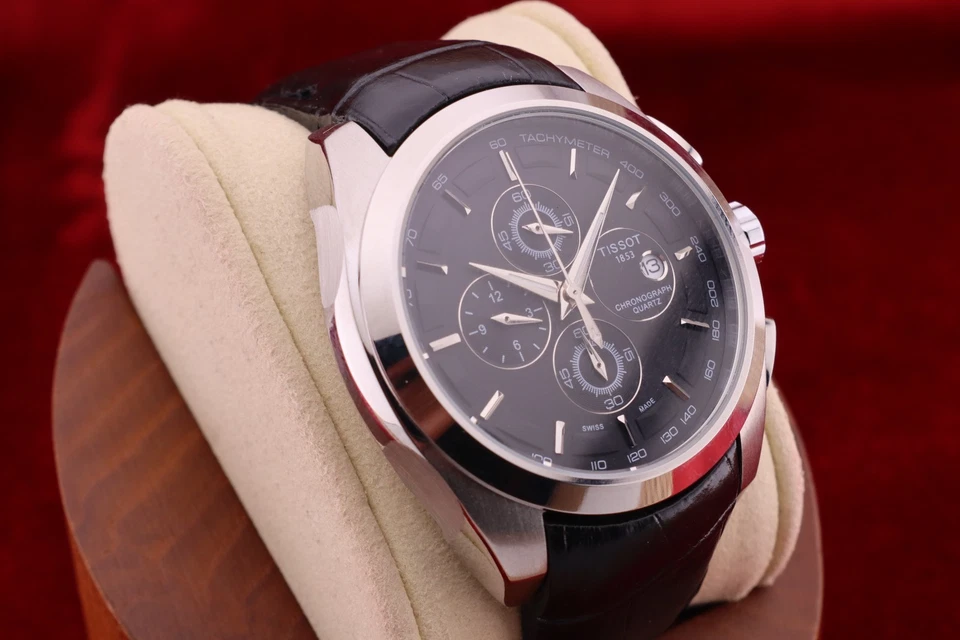 ⚡️⌚New Tissot 1853 Couturier Tachymeter Chronograph Quartz Men's Wrist Watch - Image 2 of 4