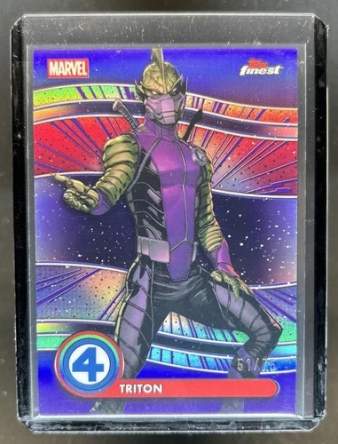 2026 Topps Marvel Finest The Fantastic Four 65th Ann. Triton Uncommon Purple /75