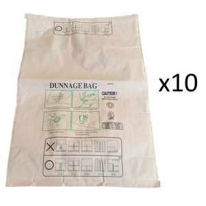(10 Pack) Airbag Kraft Dunnage Inflatable Air Cushion Bags For Packing 46inx32in