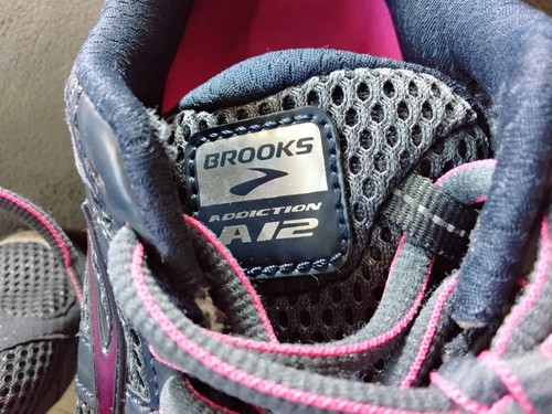 Brooks Addiction A12 Blue Running Sneakers Ladies Size 5.5 - Picture 7 of 9