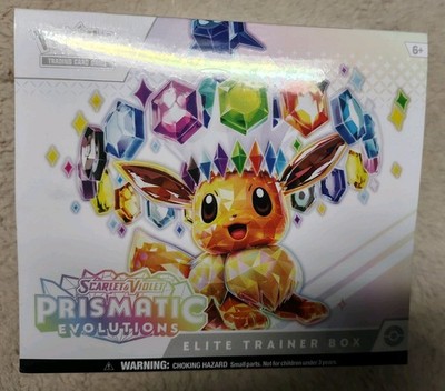 Pokémon TCG Scarlet And Violet Prismatic Evolution ETB Elite Trainer Box