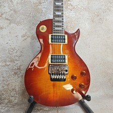 Custom Shop LP Brown Burst Electric Guitar HH Pickups Floyd Rose Bridge