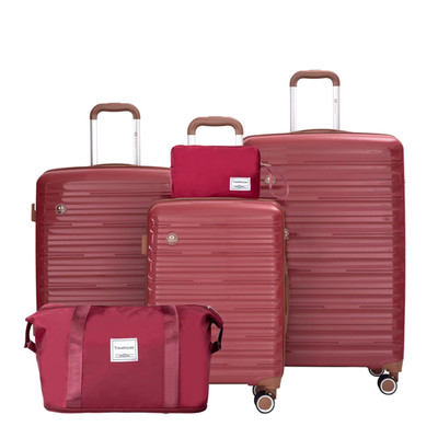 Luggage Sets 5 Piece,Suitcases with Double Spinner Wheels and TSA Lock,Hardcase 