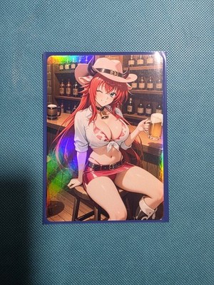 Beautiful Waifu Card -Rias-Goddess ACG Custom DIY Fan Art Card 