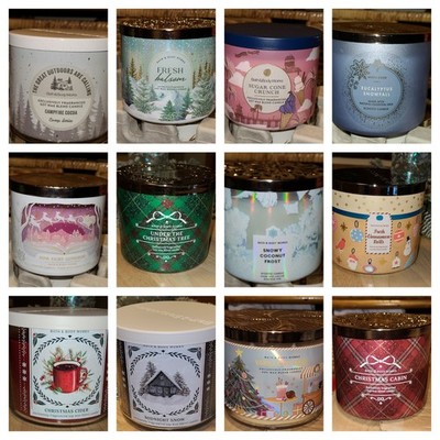 BATH AND BODY WORKS 3 WICK CANDLES YOU CHOOSE. NEW | eBay