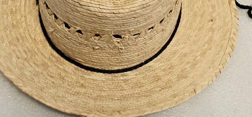 Western Cowboy Straw Sun Hat Large Outdoor Hiking Summer Fishing Panama Beach - Picture 14 of 17