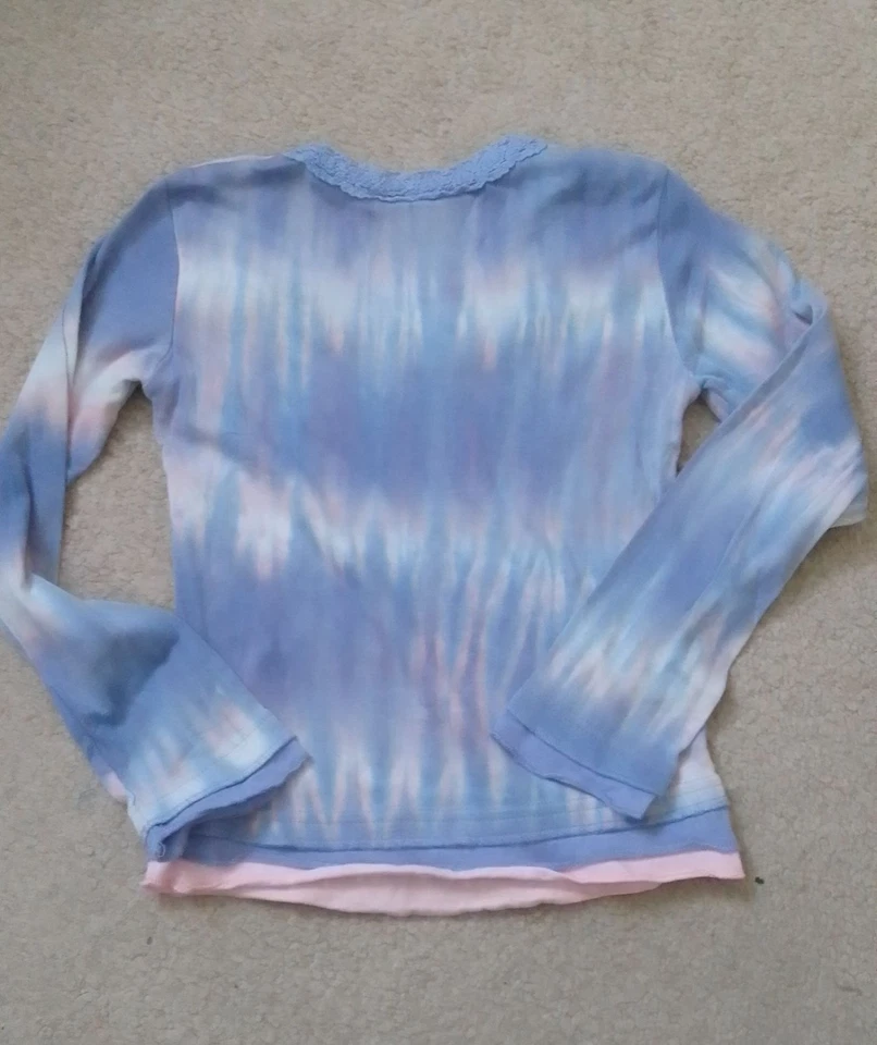 Cherokee Girls Long sleeve Tie-dye pattern T-shirt Age 6-7 yrs - Image 2 of 4