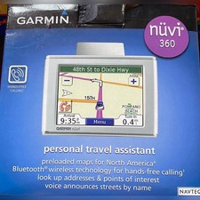 Garmin Nüvi 360 Sistema di Navigazione GPS 3.5" Touchscreen Bluetooth Unità Auto MP3