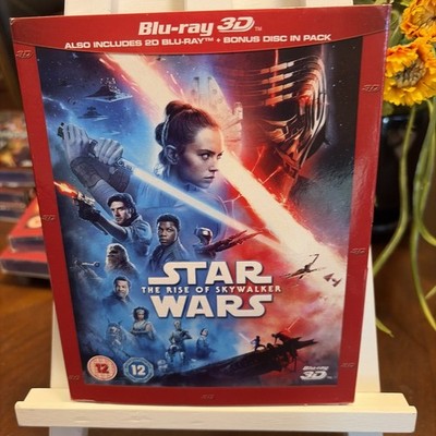 Star Wars: The Rise of Skywalker (Blu-ray Disc 3D, 2019) Region Free W/Slipcover