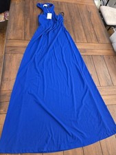Georgie Racer Maxi Dress Womens Small Sleeveless Nylon Spandex USA NWT