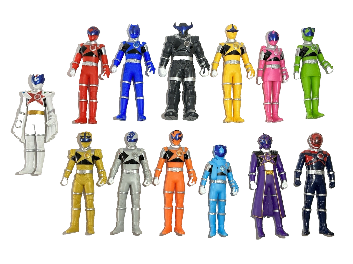 BANDAI Power Rangers Uchu Sentai Kyuranger Soft Vinyl Figure 13p