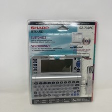 Vtge Sharp Wizard OZ-730PC Electronic Personal Organizer 9 plus Features Sealed