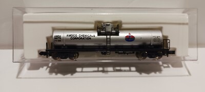 Con-Cor N Scale Amoco Chemical Tank Car AMOX 38772 1601 D Silver New Vintage