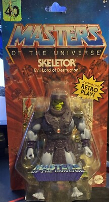 Mattel Masters of the Universe Origins Skeletor 40th Anniversary