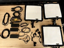 (Kit of 3) Kamerar BrightCast V15-345 Flexible Bi-Color LED Panel with V-Mount