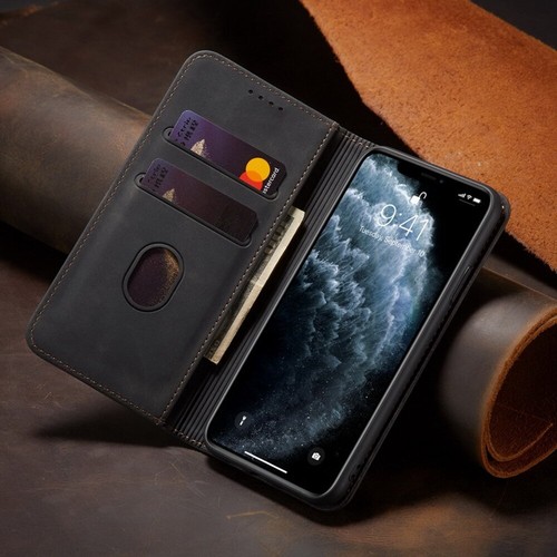 PRAWDZIWA SKÓRA ETUI NA TELEFON KOMÓRKOWY MAGNETYCZNE ETUI CASE ETUI OCHRONNE PORTFEL FLIP BOOK ETUI NA TELEFON KOMÓRKOWY - Zdjęcie 19 z 67