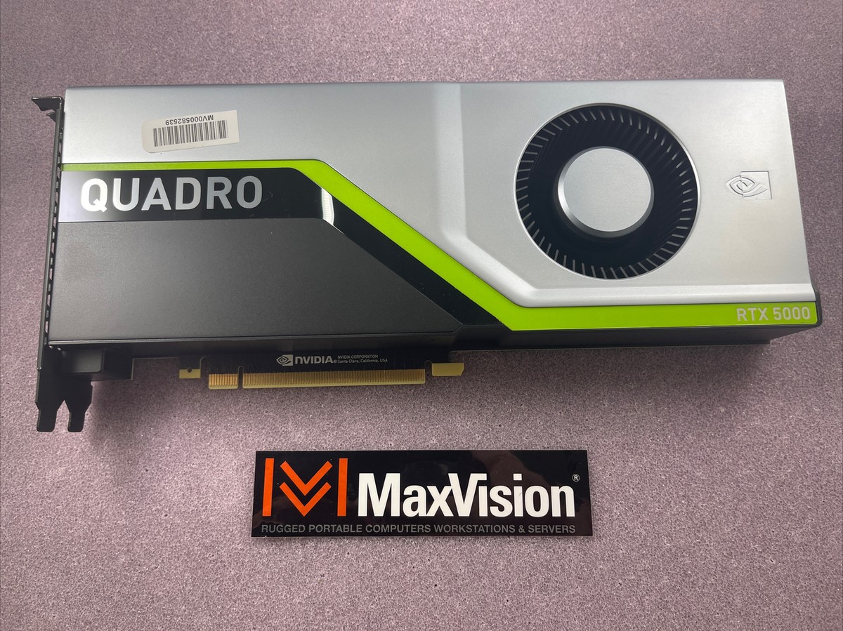 PNY NVIDIA Quadro RTX 5000 16GB GDDR6 Graphic Card (VCQRTX5000-PB