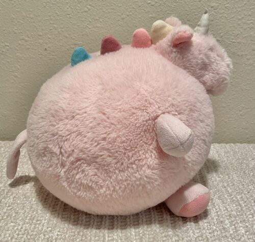 Pottery Barn Kinder Plüsch Einhorn Kissen rosa weich flauschig - Bild 3 von 7