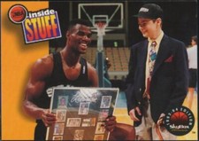 1993-94 Skybox Premium David Robinson NBA Inside Stuff Insert Spurs #22