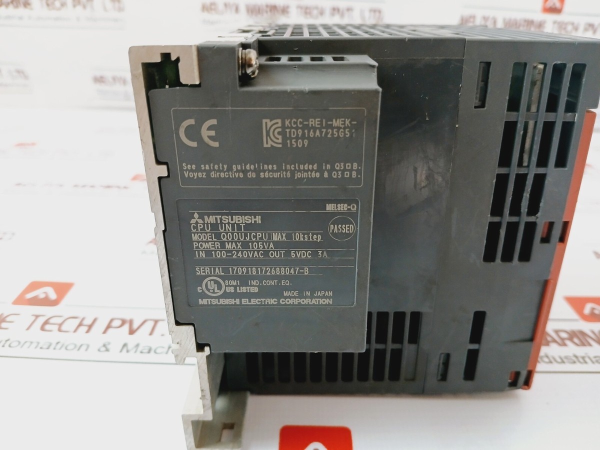 MITSUBISHI ELECTRIC Q00UJCPU MELSEC-Q CPU Unit 100-240VAC 5VDC 3A