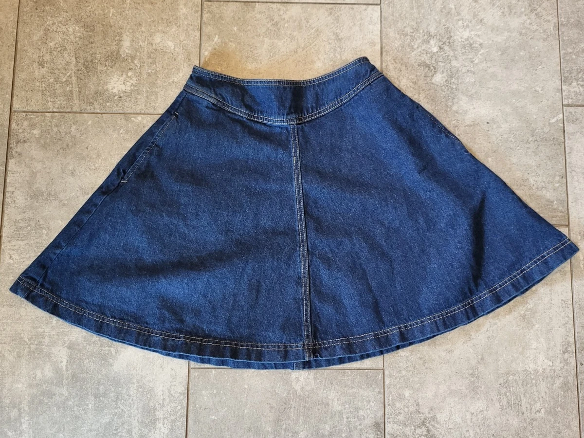A line denim skirt ebay cheap