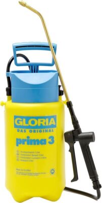 GLORIA Drucksprüher prima 3 Gartenspritze 3 L Füllinhalt Messingdüse Verstellbar