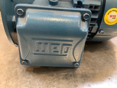 #156 Weg .7536ET3WAL80-W22, 1Hp, 3600rpm, L80 Frame, 460V 3Ph, Metric Motor