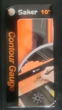 Saker Contour Duplication Gauge With Lock Black & Orange 10"