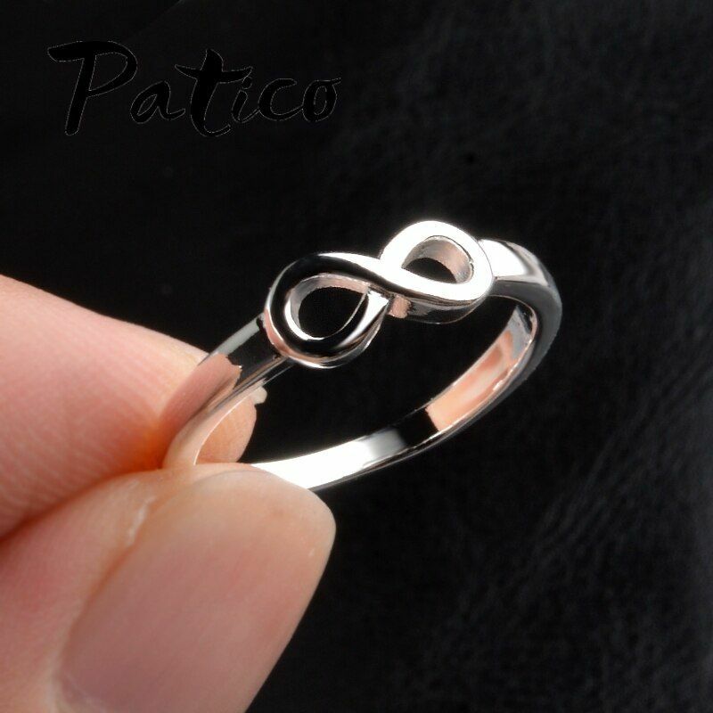 Silver Couple Rings Endless Love Ring His and Her Ring 925 Sterling Silver  Ring Perfect Valentine Gift for Him/her Engagement Ring - Etsy Sweden