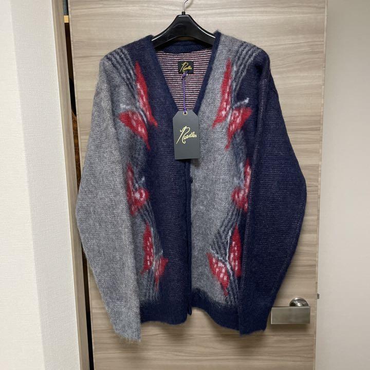 L】needles 22FW MOHAIR CARDIGAN パピヨン-