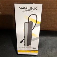 Wavlink WL-UTD03 USB-C 4K, Triple Display Docking Station, NEW FREE SHIPPING