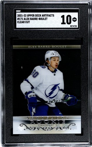 2021-22 UD Artifacts Rookies Clear Cut 171 ALEX BARRE-BOULET SGC 10 TB LIGHTNING - 第 1/2 張圖片
