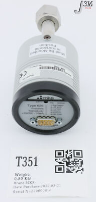T351 MKS BARATRON CAPACITANCE MANOMETER, TYPE 626, 0.1 TORR 626B