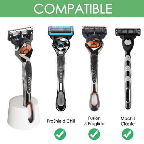 SHAVING RAZOR HOLDER STAND FOR Gillette Fusion 5 Mach 3 DORCO PACE 6 PRO - Picture 10 of 45