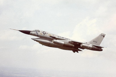 CONVAIR B-58 HUSTLER BOMBER IN FLIGHT 4x6 FOTODRUCK