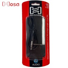 Hosa CSS-103R Straight - Right Angle 1/4" TRS Balanced Interconnect Cable