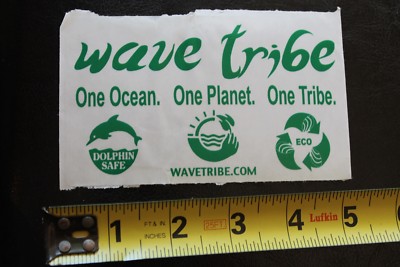 WAVE TRIBE One Ocean Clean Planet Eco MISC SURF CHARITY Vintage Surfing STICKER