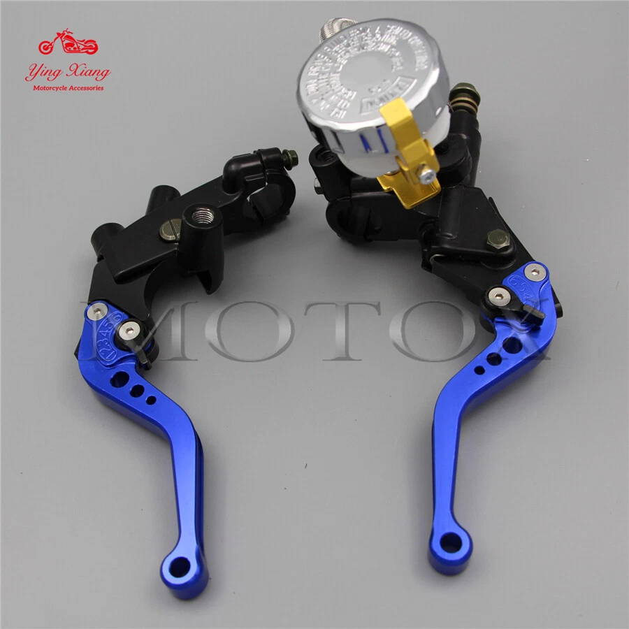 Juego de depósito de cilindro maestro de palancas de freno de embrague de motocicleta KAWASAKI 7/8"" 22mm Foto 4 de 4