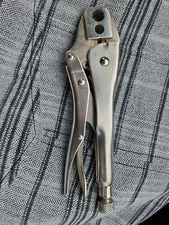 Cold Fusion Welding Locking Ring Pliers. 9" No Markings. 