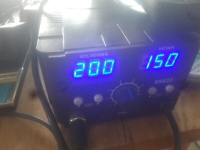 digital solderting station, iron and hot air gun