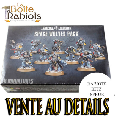 Warhammer 40000 Space Wolves Packung Ausverkauf Ersatzteile
