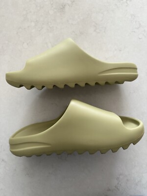 Size 12 Men's - Adidas Yeezy Slide Resin Green Tan GZ5551 Brand