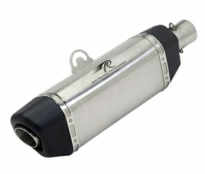 Fits Royal Enfield Himalayan Red Rooster Exhaust Silencer Stainless Steel ECs